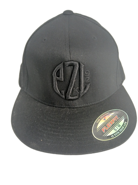 Ezekiel EZkL92 Black Black Size S - M Vintage Original Flexfit Hat