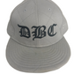 HUF X New Era DBC Italics Grey Silver Black Size 7 5/8 60.6cm Vintage Fitted Hat