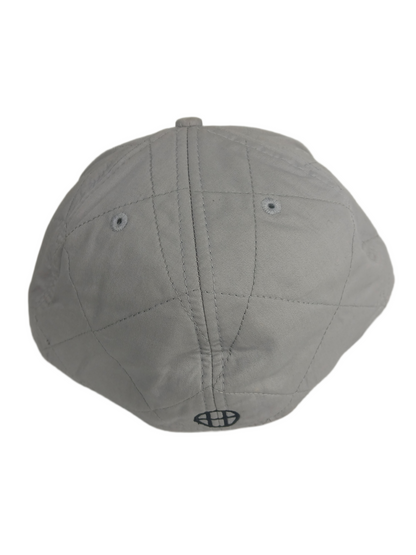 HUF X New Era DBC Italics Grey Silver Black Size 7 5/8 60.6cm Vintage Fitted Hat