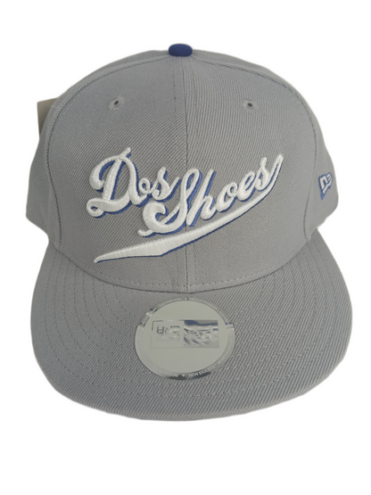DVS X New Era DVS Shoes Dodgers Grey White Blue One Size Fits All Vintage Snapback Hat