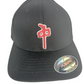 Red Dragon RDS Red White Cross Front & Back Print Size S - M Vintage Original Flexfit Hat