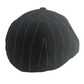 Quicksilver X New Era 59Fifty Quicksilver Perf Logo Black White Pinstriped All Over Size 6 3/4 53.9cm Vintage Fitted Hat