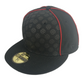 Independent X New Era 59Fifty Iron Crosses Front Print Laurel Leaf Cross Side Print Red Stripes Size 7 1/2 59.6cm Vintage Fitted Hat