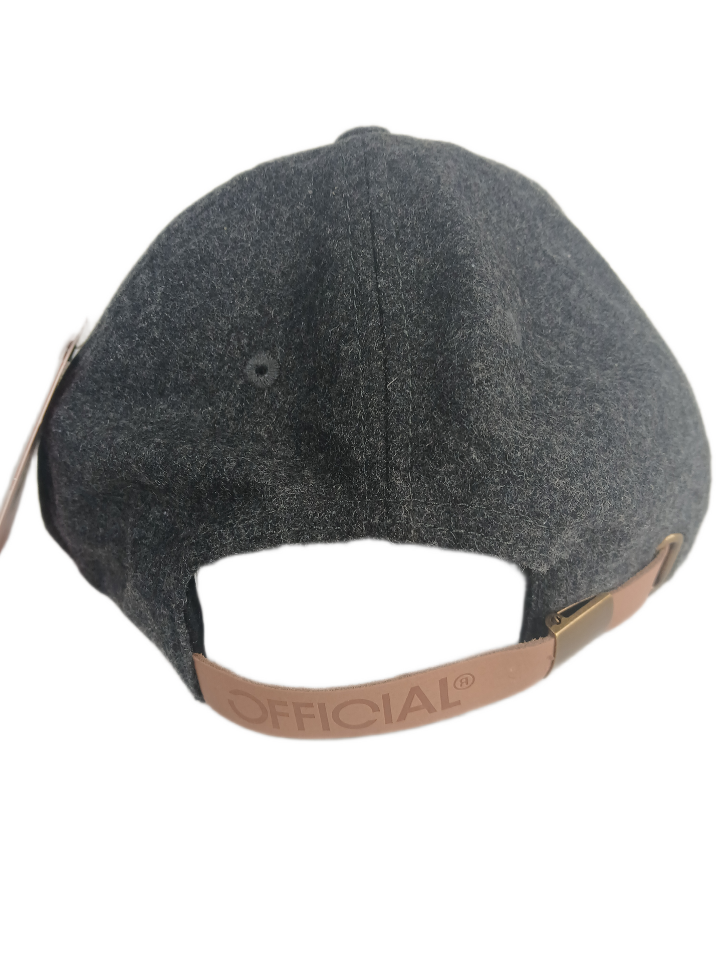 Official Premium John Cardiel All Hail Triangles Rasta Grey Wool One Size Fits All Vintage Leather Strapback Hat
