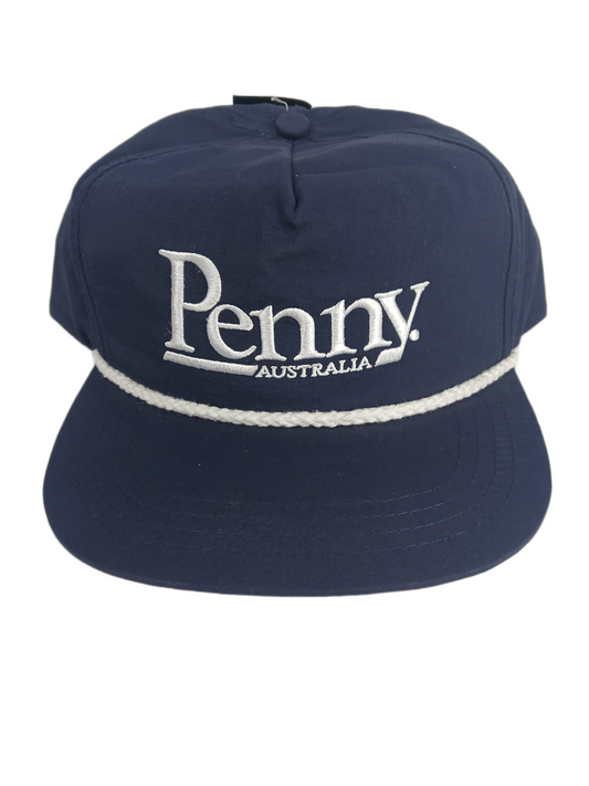 Penny Penny Australia Navy White One Size Fits All Vintage Snapback Hat