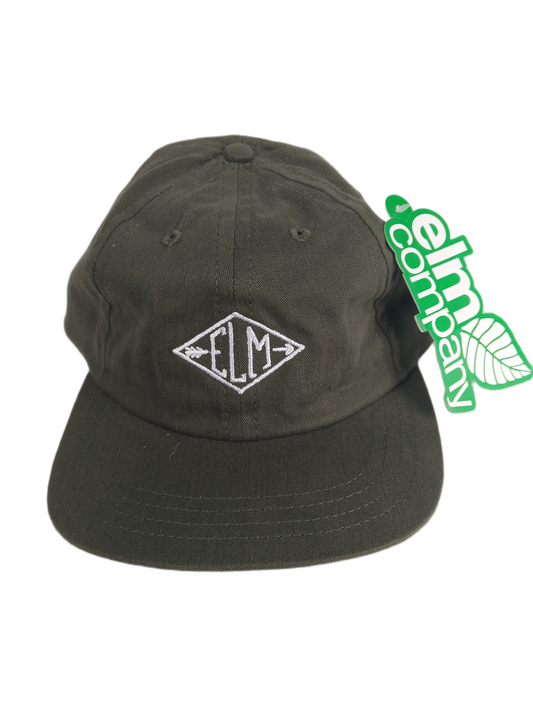Elm Elm Company Arrow Olive Silver One Size Fits All Vintage Strapback Hat