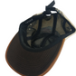 Rip N Dip American Made Goods Fish Cream Tan Brown One Size Fits All Vintage Strapback 5 Panel Hat With Leather Brim