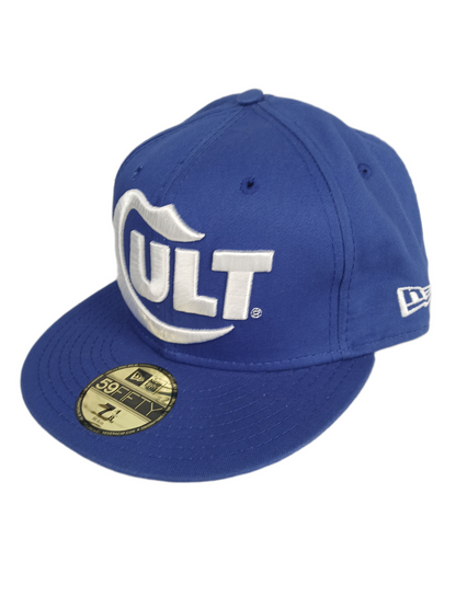 King Stampede X New Era CULT Silver Blue Size 7 1/8 56.8cm Vintage Fitted Hat