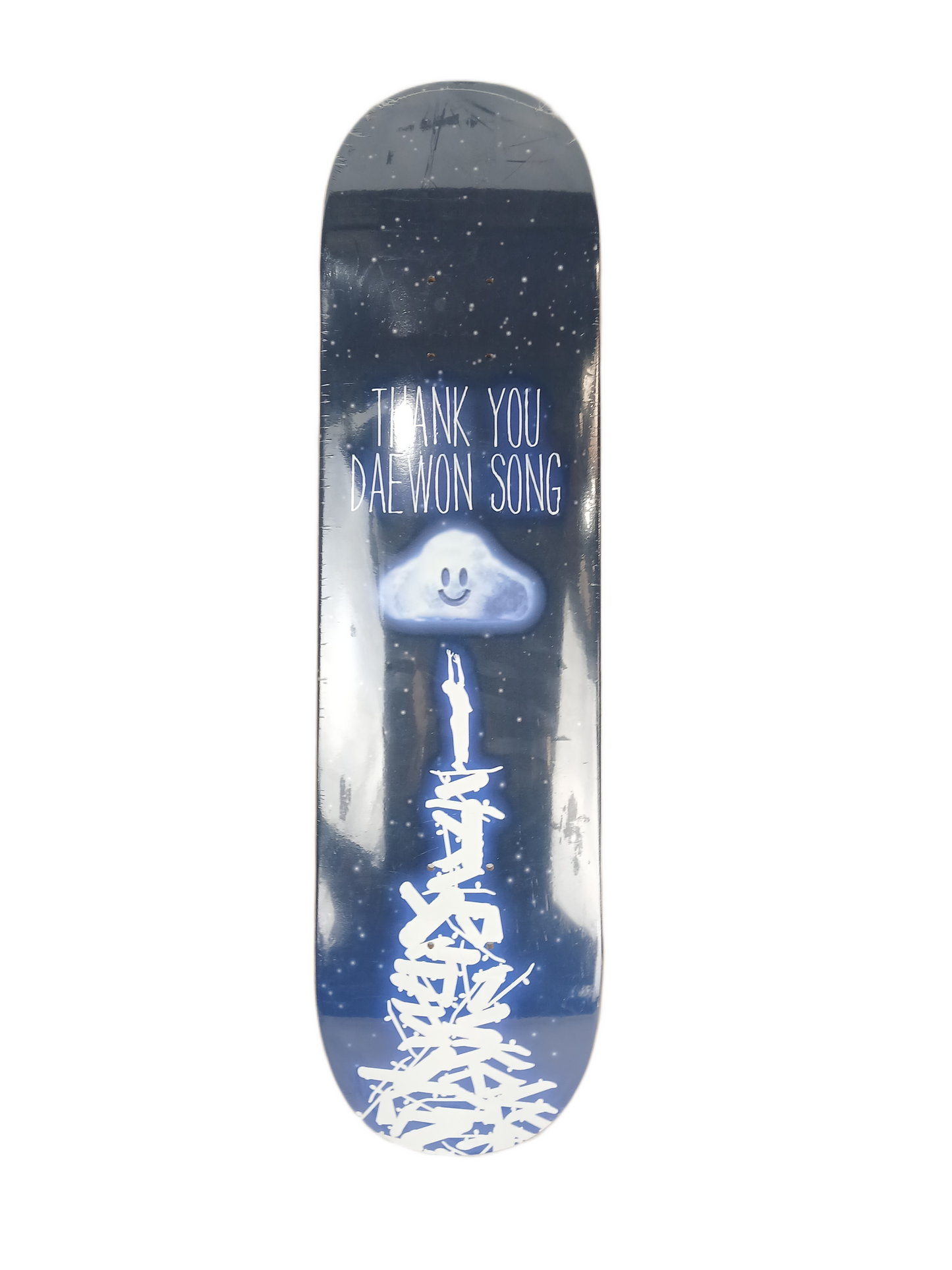 Thank You Daewon Song Cloud Abduction Black Blue White Size 8.0" Vintage NOS Deck