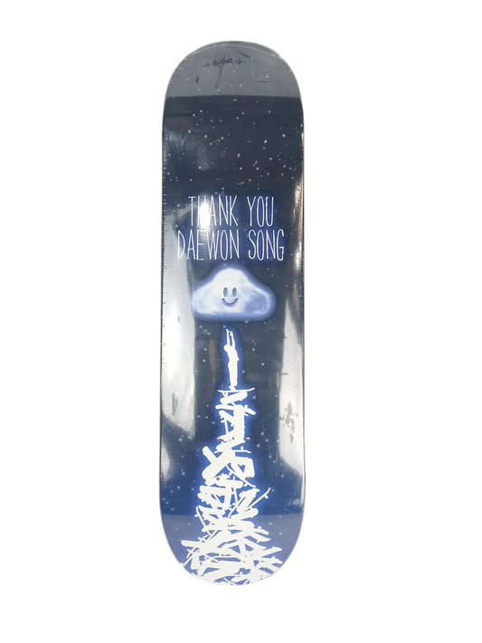 Thank You Daewon Song Cloud Abduction Black Blue White Size 8.0" Vintage NOS Deck