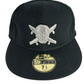 Fourstar X new Era 59Fifty Crailtap Skull & Crossboards Pirate Logo Black Silver Foil Size 7 1/4 57.7cm Vintage Fitted Hat