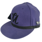 Matix X New Era 59Fifty Brandon Biebel Signature Beezy Purple Black M Initial Front BB Initials Back Size 7 1/2 59.6cm Vintage Fitted Hat
