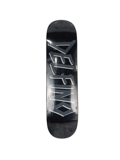 Deathwish Pedro Delfino Black Grey White Size 8.125" Vintage NOS Deck