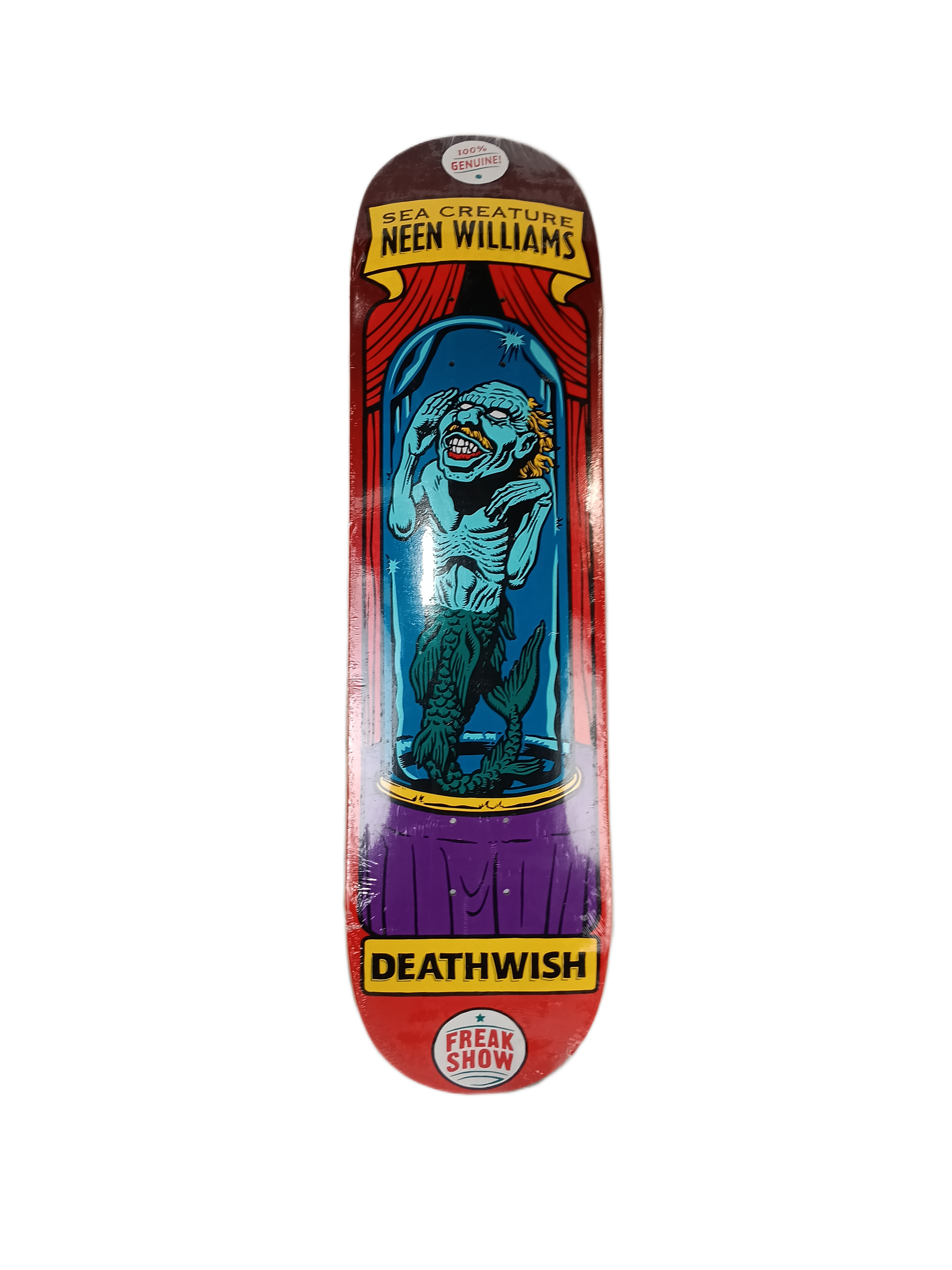 Deathwish Outline Skateboard Deck -8.75 Black/White- (無料1''ハードウェアセット同梱) DEATHWISH OUTLINE SKATEBOARD DECK-8.75 BLK⁄WHT