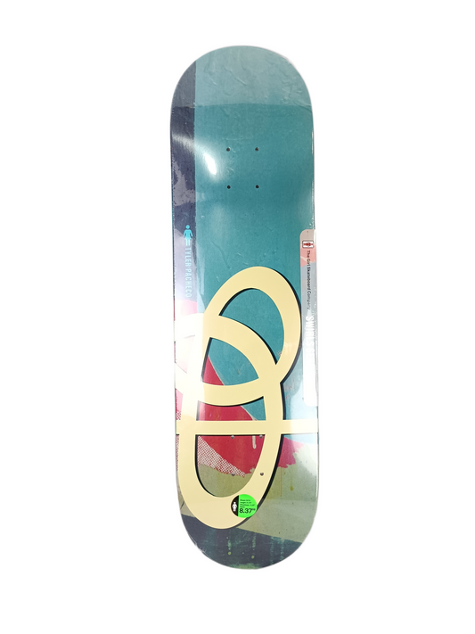 Girl Tyler Pacheco Swirl Series Andy Jenkins 30 Years Raised Embossed Graphic Blue Multi Size 825" Vintage NOS Deck