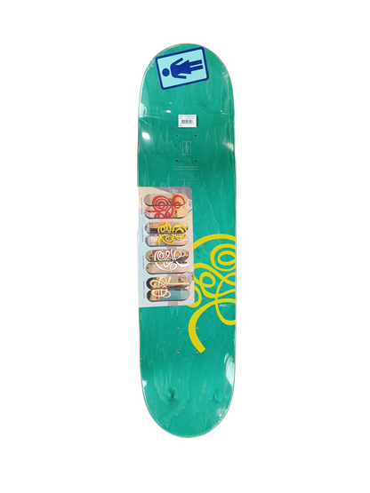 Girl Rowan Davis Swirl Series Andy Jenkins 30 Years Raised Embossed Graphic Size 8.5" Vintage NOS Deck