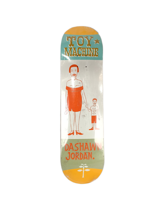 Toy Machine X Margaret Kilgallen Dashawn Jordan Mother And Child Ed Templeton Graphic 1999 White Multi Size 8.25" Vintage NOS Deck