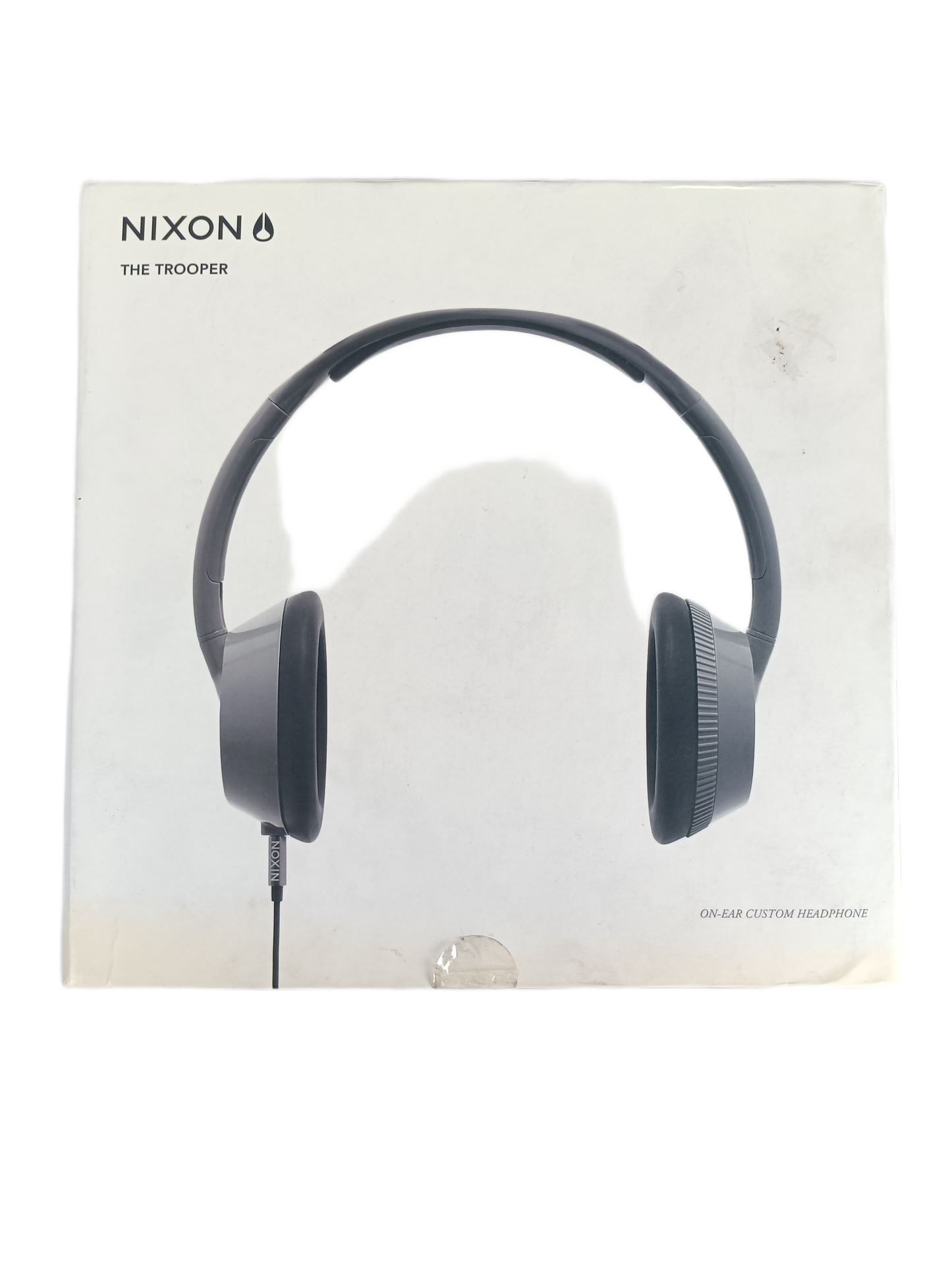 Nixon The Trooper Silver Black On-Ear Custom Vintage Headphones