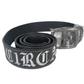 Circa C1rca Skull Black Black Silver Size L Vintage Genuine Leather Belt