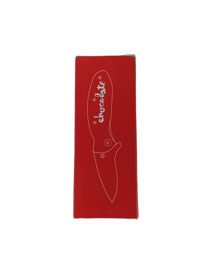 Chocolate Skateboards Black Grey Vintage Pocket Knife