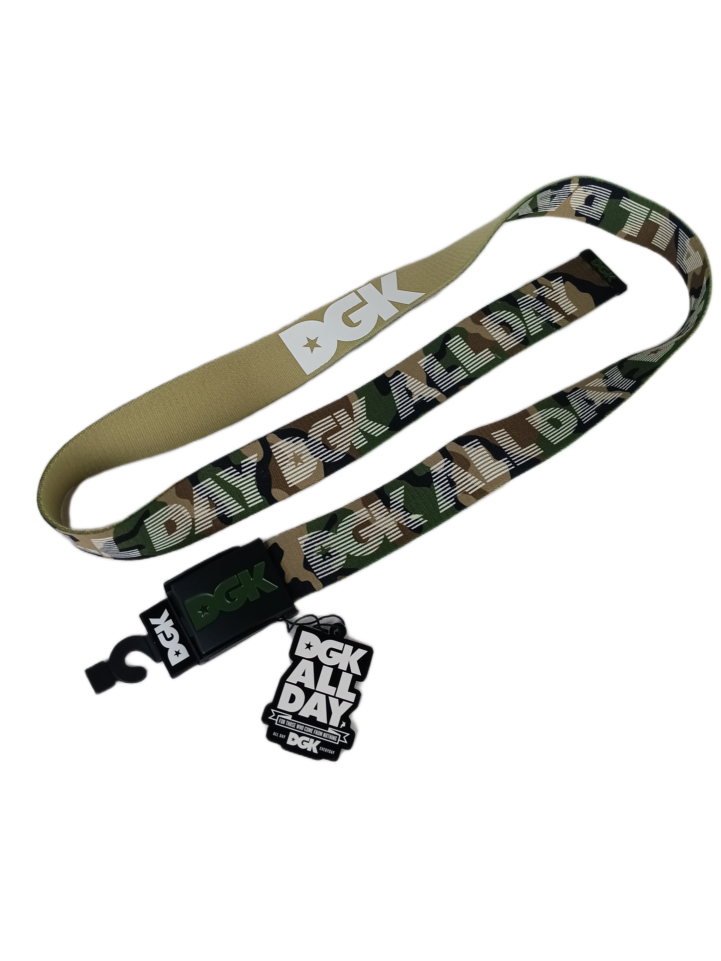 DGK Standard Issue Camo White One Size Fits All Vintage Belt