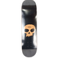Darkstar Single Skull Brown Woodgrain Black Size 8.000" Vintage NOS Deck