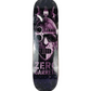 Zero Garrett Hill Fallout Black White Purple Size 8.500" Vintage NOS Deck