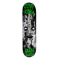 Deathwish Lizard King Sketchy Face Black White Green Yellow Top Size 7.5" Vintage NOS Deck
