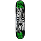 Deathwish Lizard King Sketchy Face Black White Green Red Top Size 7.4" Vintage NOS Deck