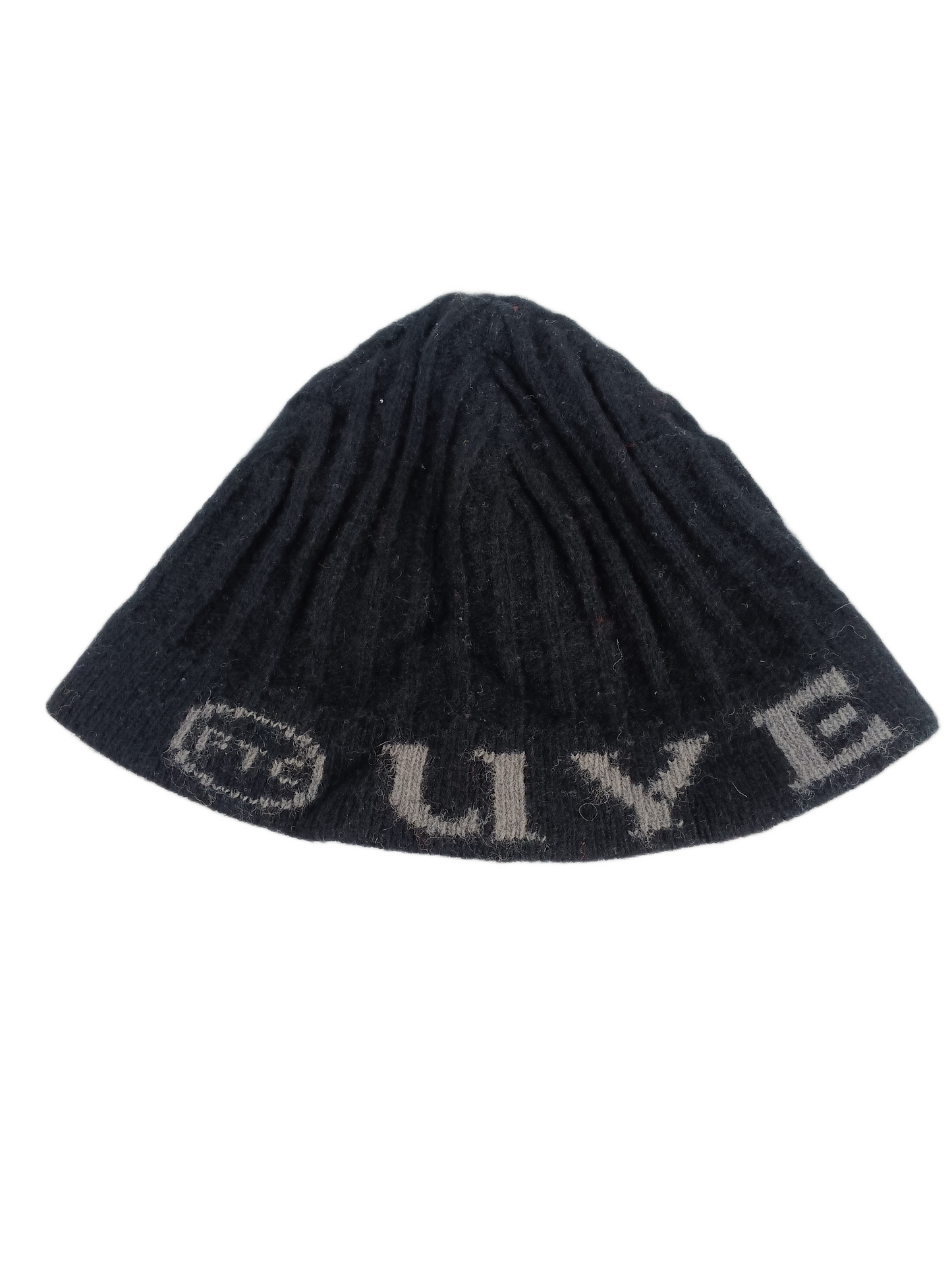 FTC Live Black Grey One Size Fits All Vintage Skullcap Beanie