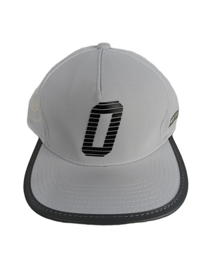 Official MMVII Ten Years Strong O Logo White Black Silver Lined Brim One Size Fits All Vintage Strapback Hat