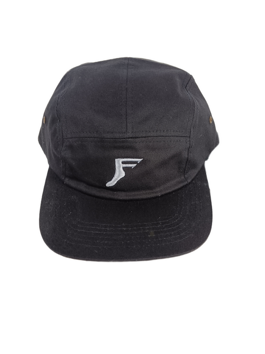 Footprint Insoles FP Foot Logo Black Silver Yellow Under Bill One Size Fits All Vintage Velcro Snapback 5 Panel Hat