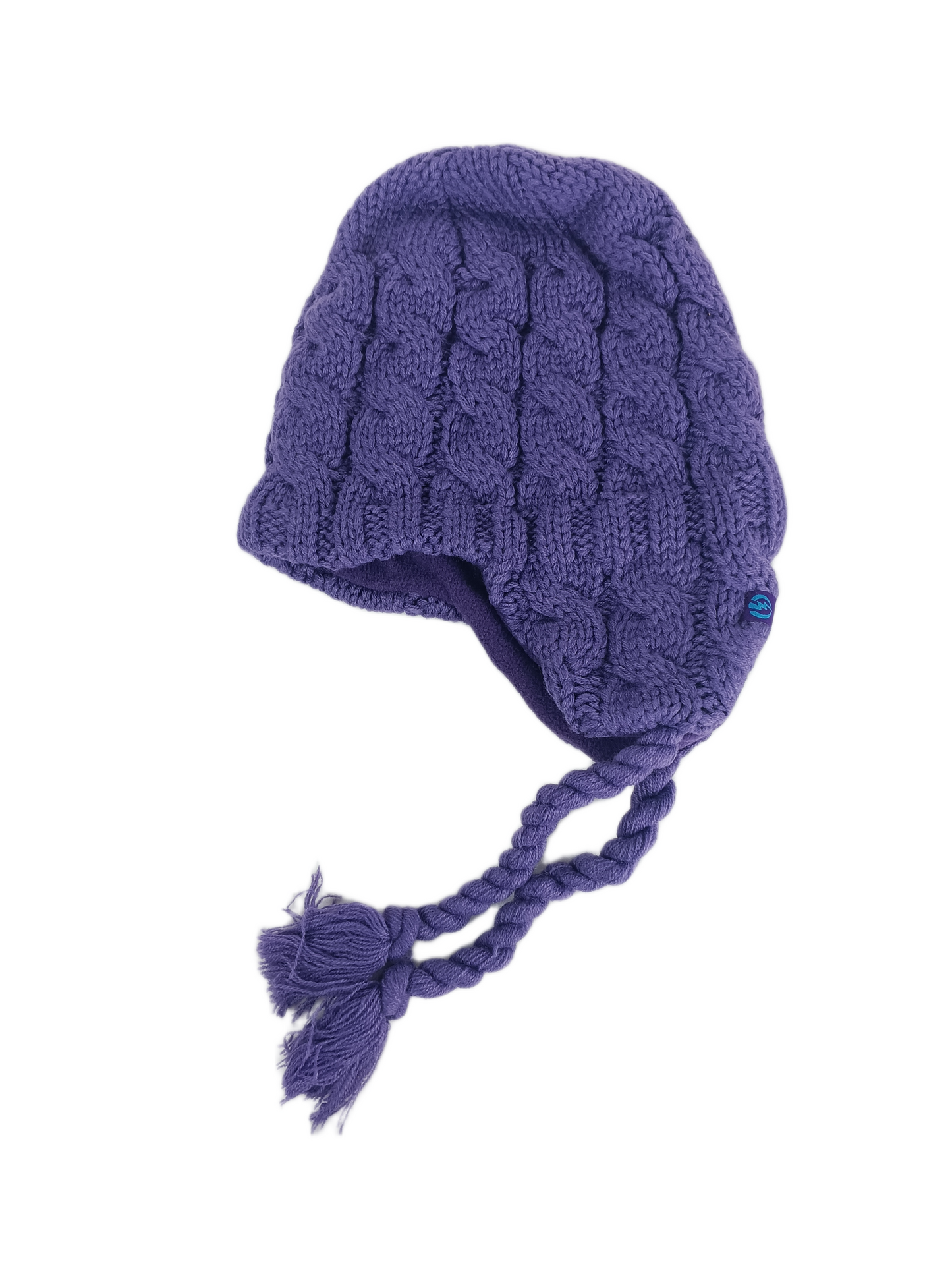 Polar Lightning Bolts Logo Purple One Size Fits All Womens Knit Beanie