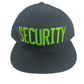 Creature SECURITY Black Green One Size Fits All Vintage Snapback Hat