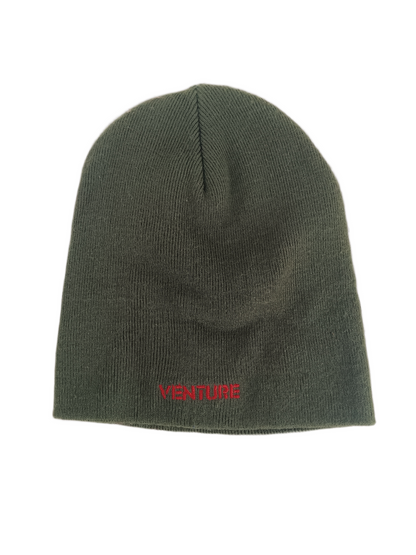 Venture Olive Red One Size Fits All Vintage Beanie