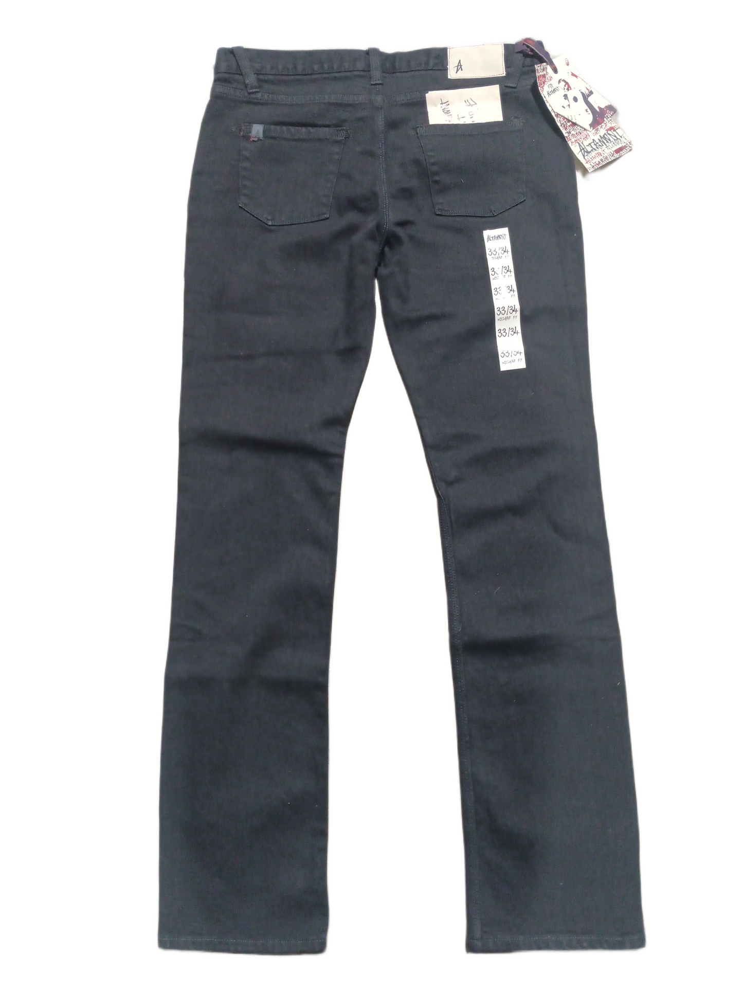 Altamont Bryan Herman Herman Wilshire Low Signature Black Mens Size 33 X 34 Vintage Jeans