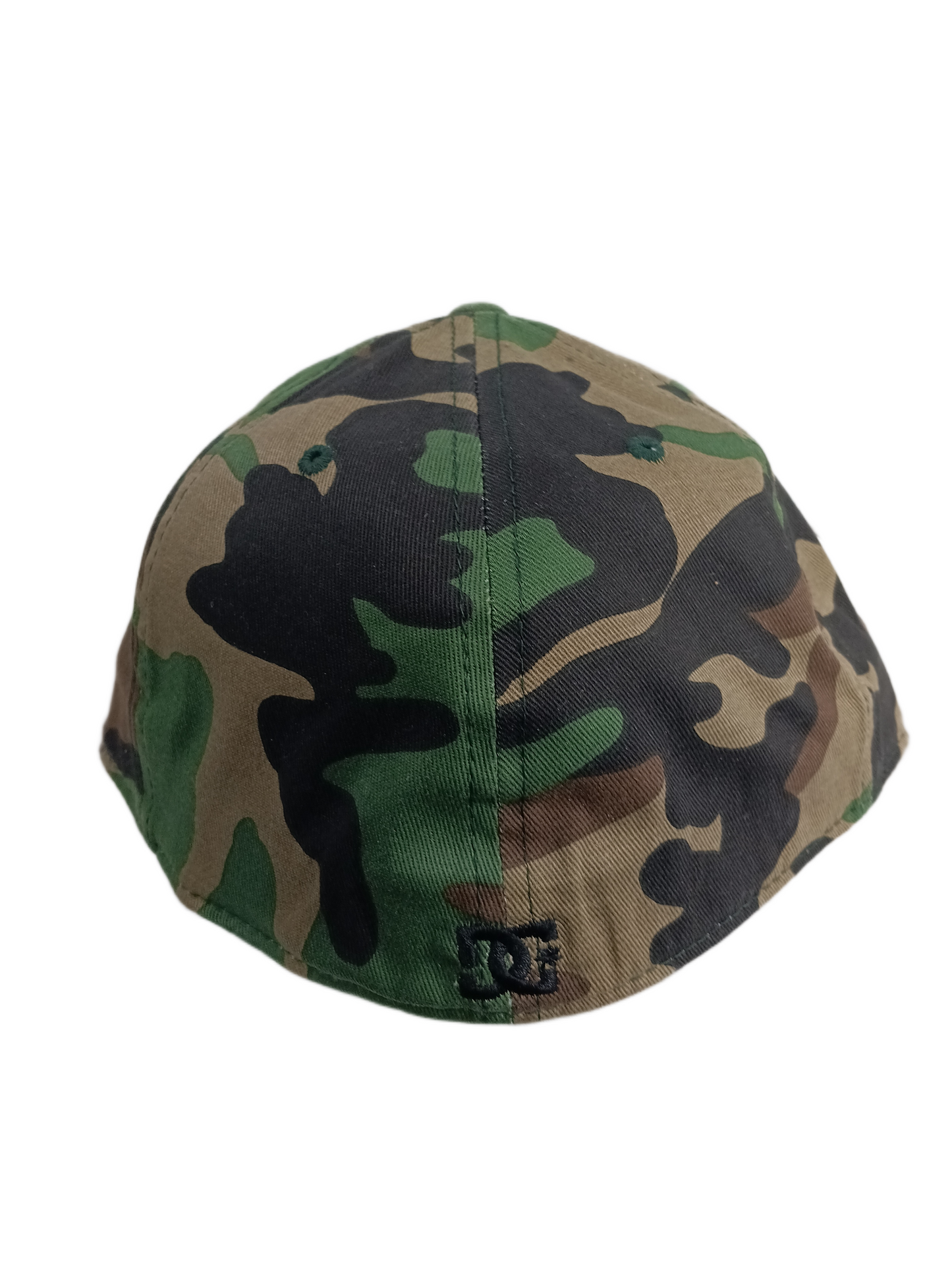 DC Ya Heard Camo Black Size L/XL 7 1/4 - 7 5/8 Vintage 210 Flexfit Fitted Hat