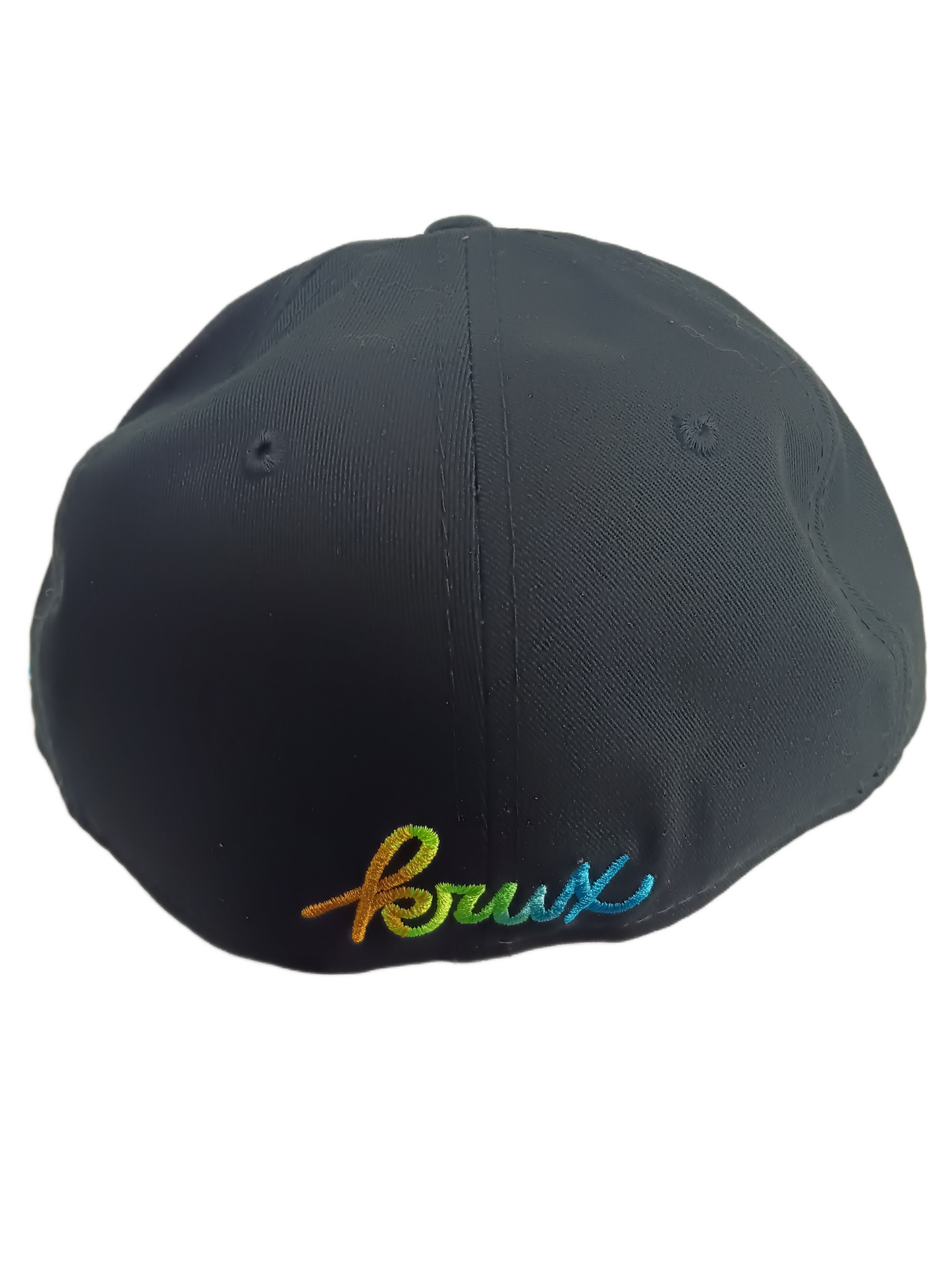 Krux X New Era Kaveman Black Tye Dye US Mens Size 7 1/4 57.7 CM Vintage NOS Fitted Hat