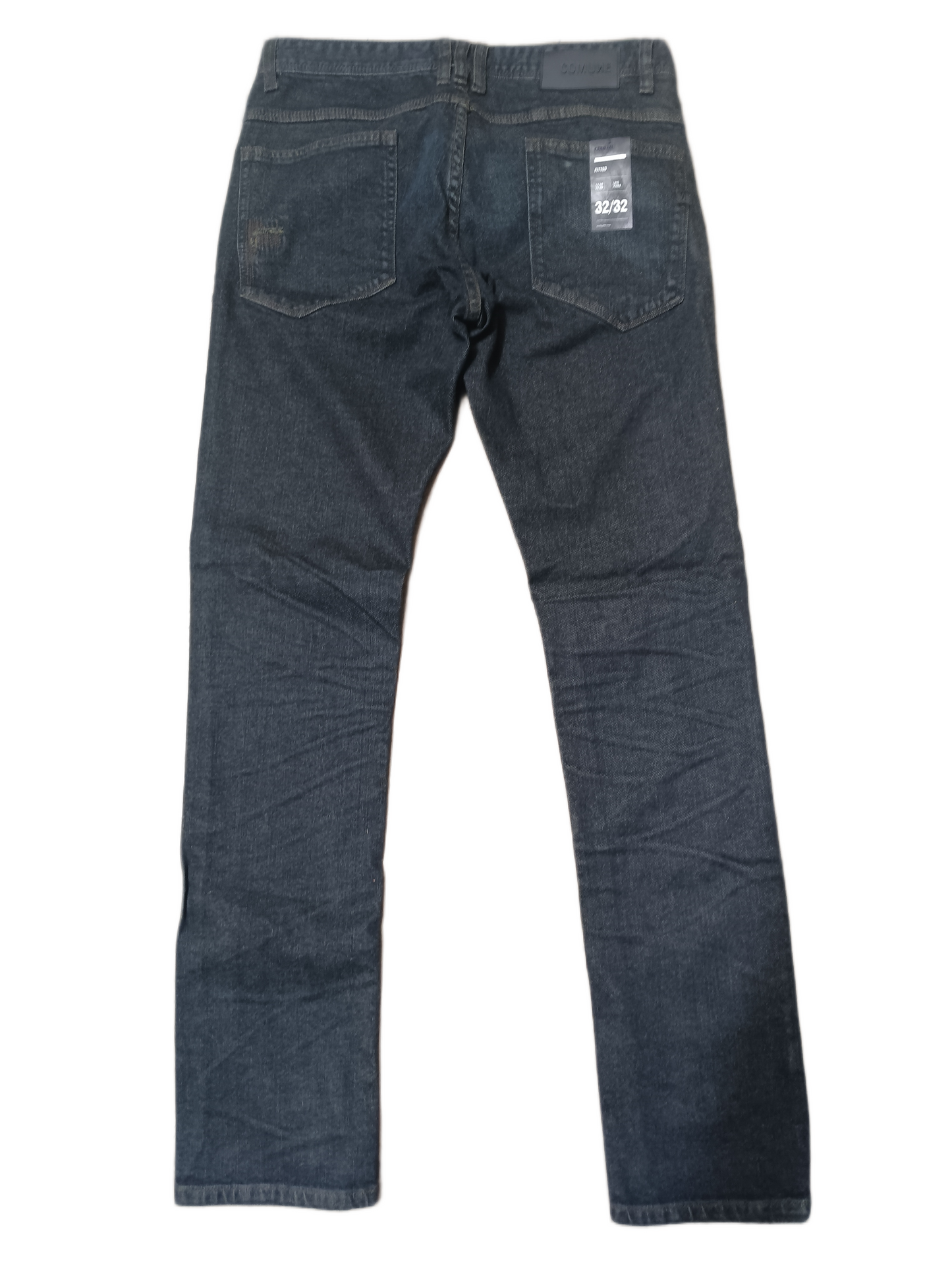 Comune David Indigo Black Denim Mens Size 32 X 32 Vintage Jeans