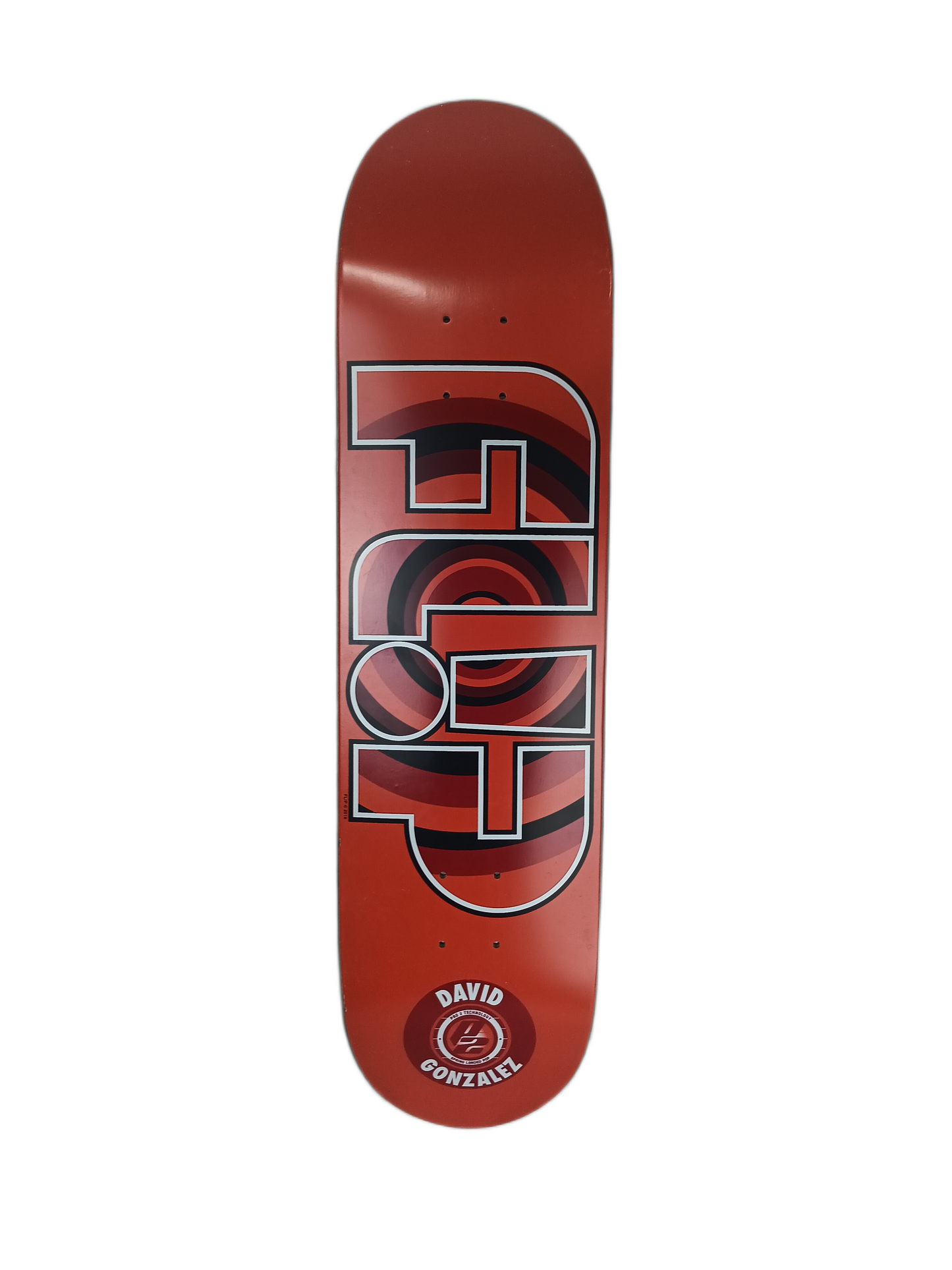 Flip David Gonzales Target Pro Red White Black Size 8.0" Vintage NOS Deck