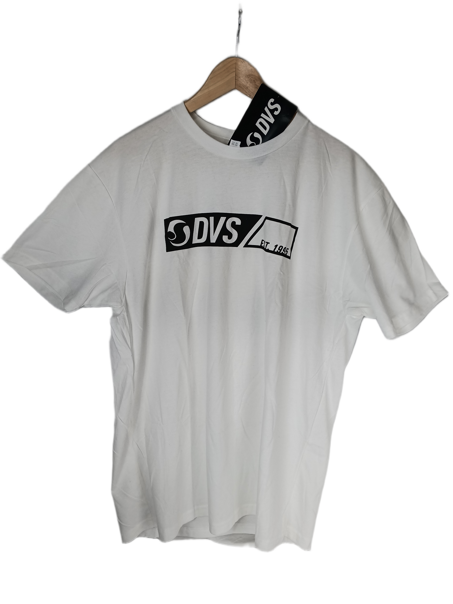 DVS EST 95 White Black Mens Size XL S/s Vintage Shirt