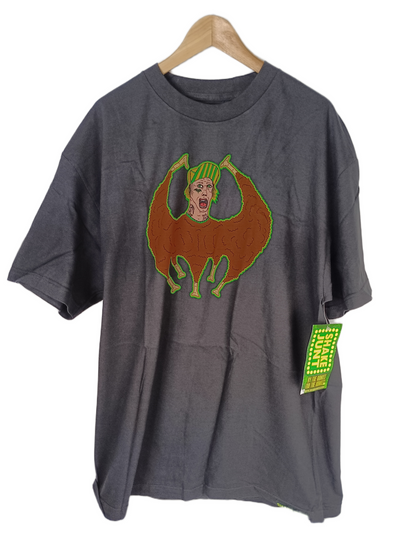 Shake Junt Braydon Szafranski Fried Chicken Batman Chicken Bone Nowison Black Green Multi Size XL S/s Vintage Shirt