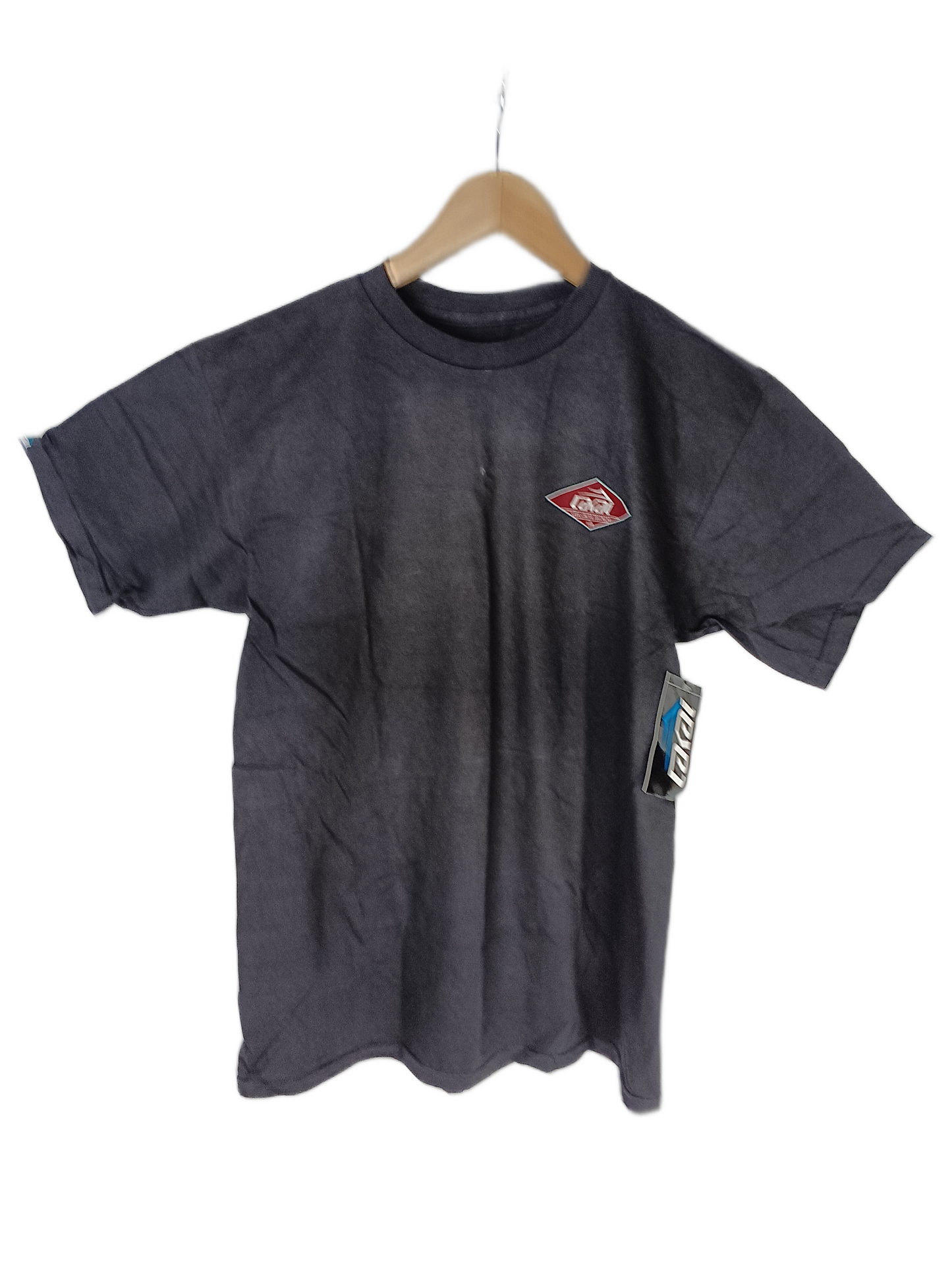 Lakai Lakai Limited Footwear Diamond Logo Black Burgundy White Mens Size M S/s Vintage Shirt