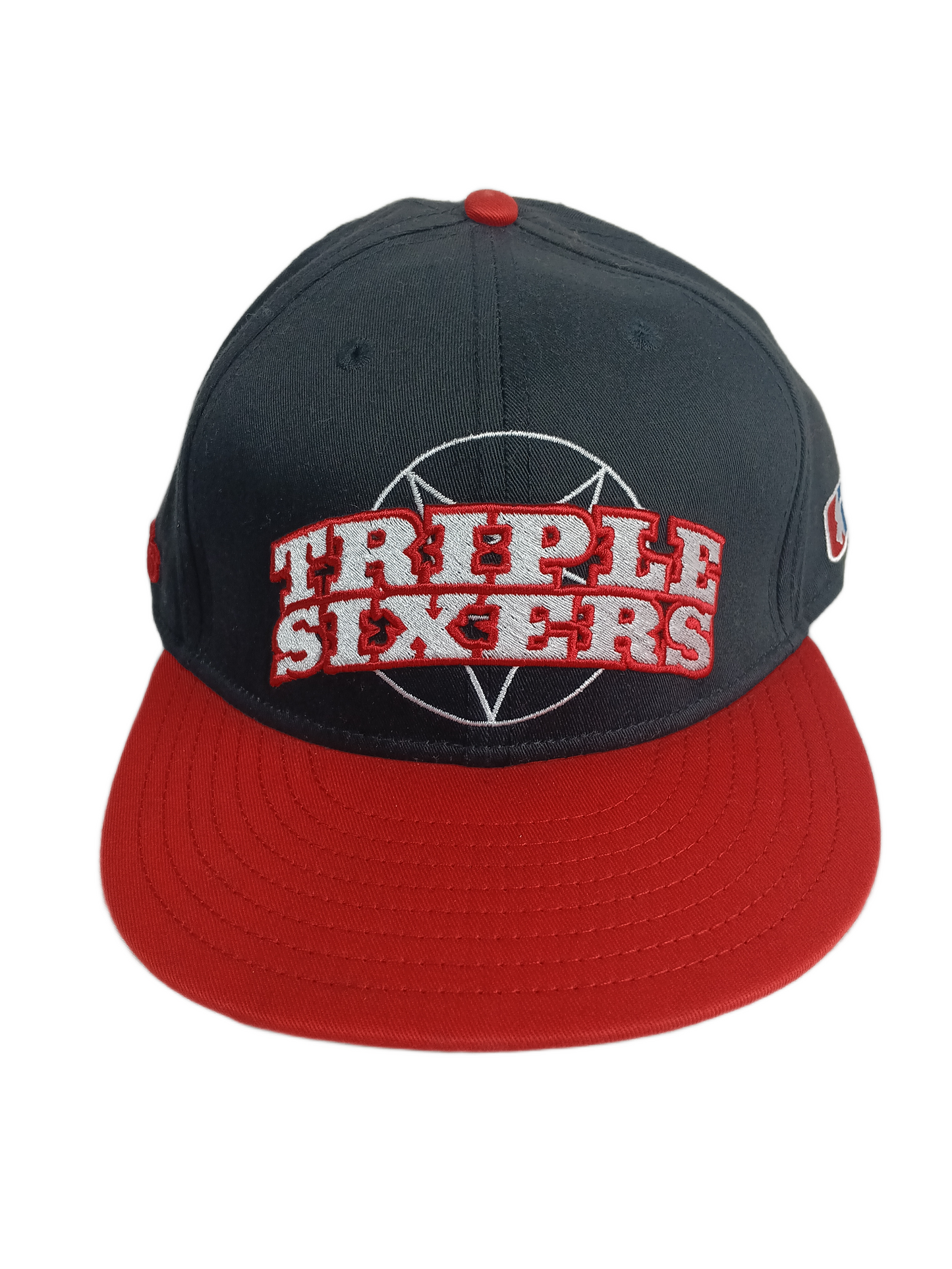 Rogue Status Rob Dyrdek Triple Sixers Black Red White One Size Fits All Vintage Snapback Hat