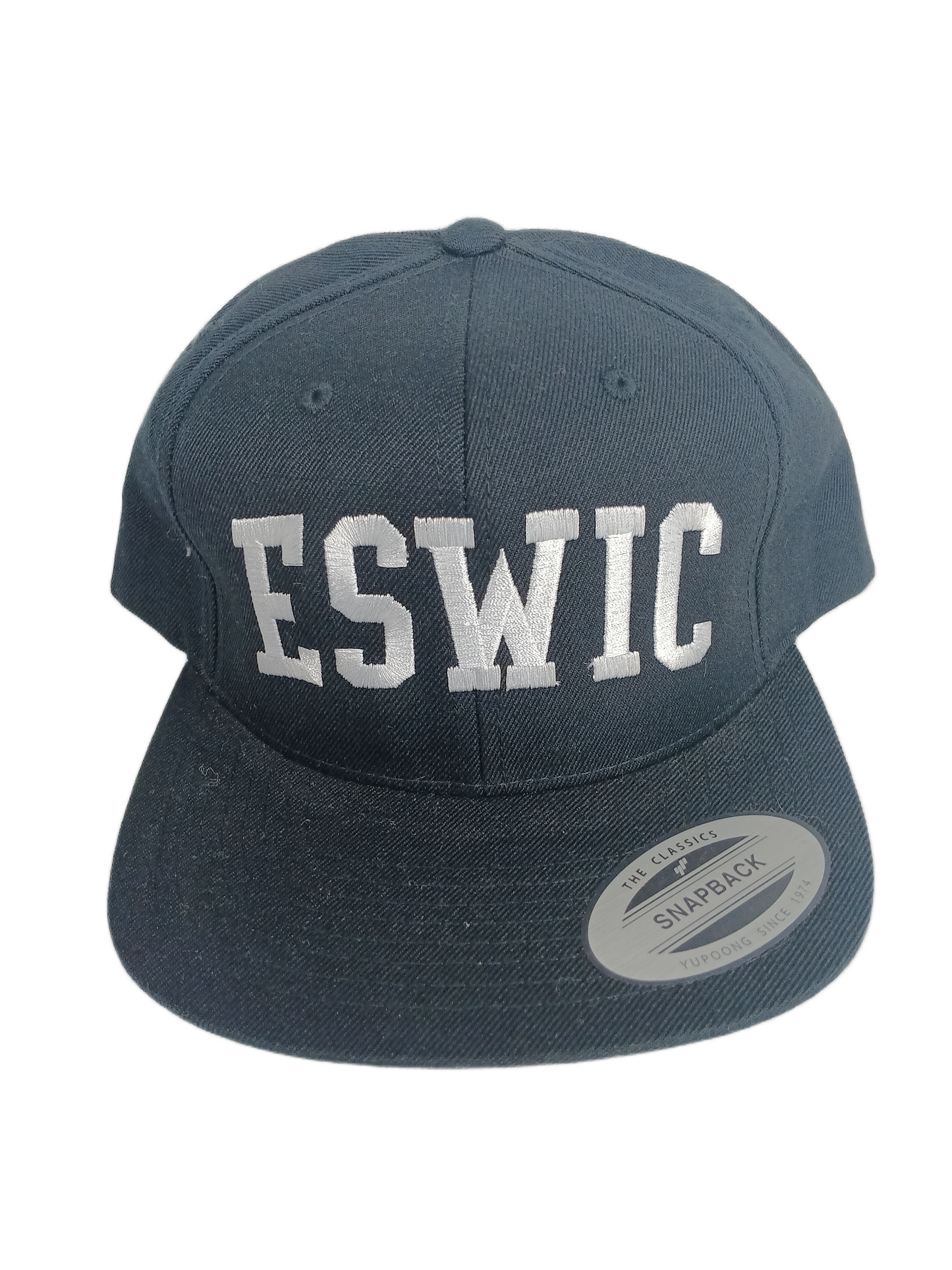 Eswic Eswic Logo Black White One Size Fits All Vintage Snapback Hat