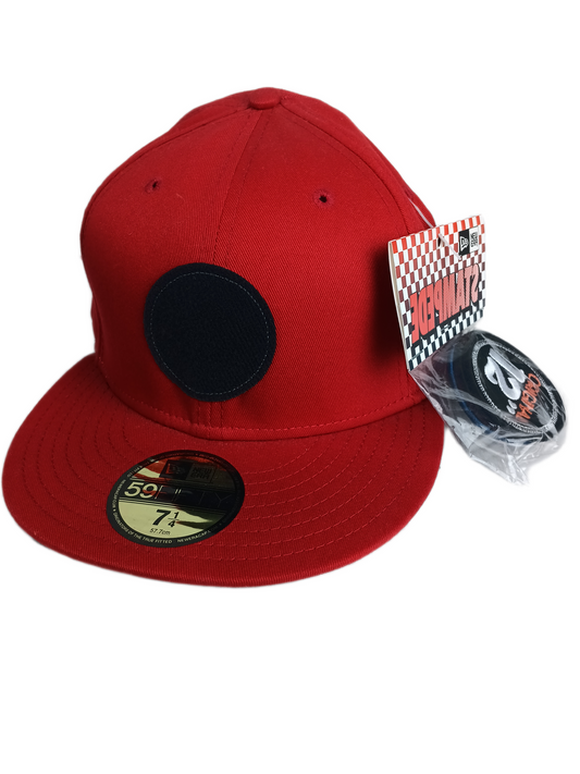 King Stampede X New Era 59Fifty 3 Patch Interchangeable Logo Size 7 1/4 57.7cm Vintage Fitted Hat