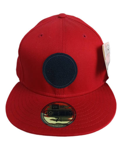 King Stampede X New Era 59Fifty 3 Patch Interchangeable Logo Size 7 1/4 57.7cm Vintage Fitted Hat