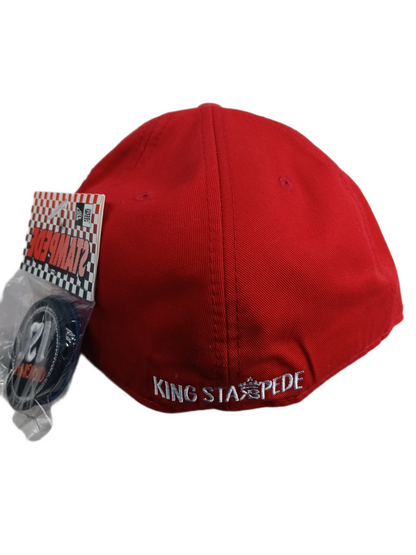 King Stampede X New Era 59Fifty 3 Patch Interchangeable Logo Size 7 1/4 57.7cm Vintage Fitted Hat