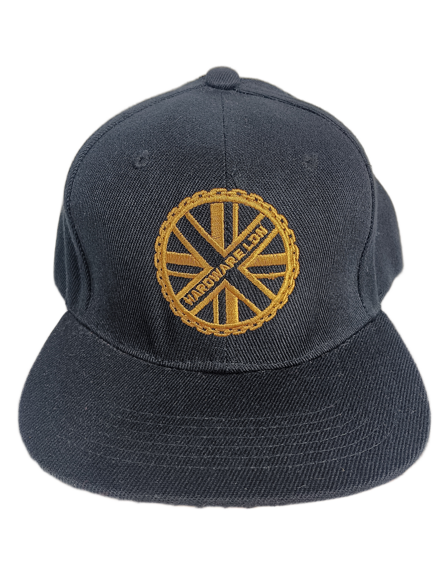Hater Hardware LDN Black Gold 3X Gold Chain Felt Cheetah Print Underbill Vintage Snapback Hat