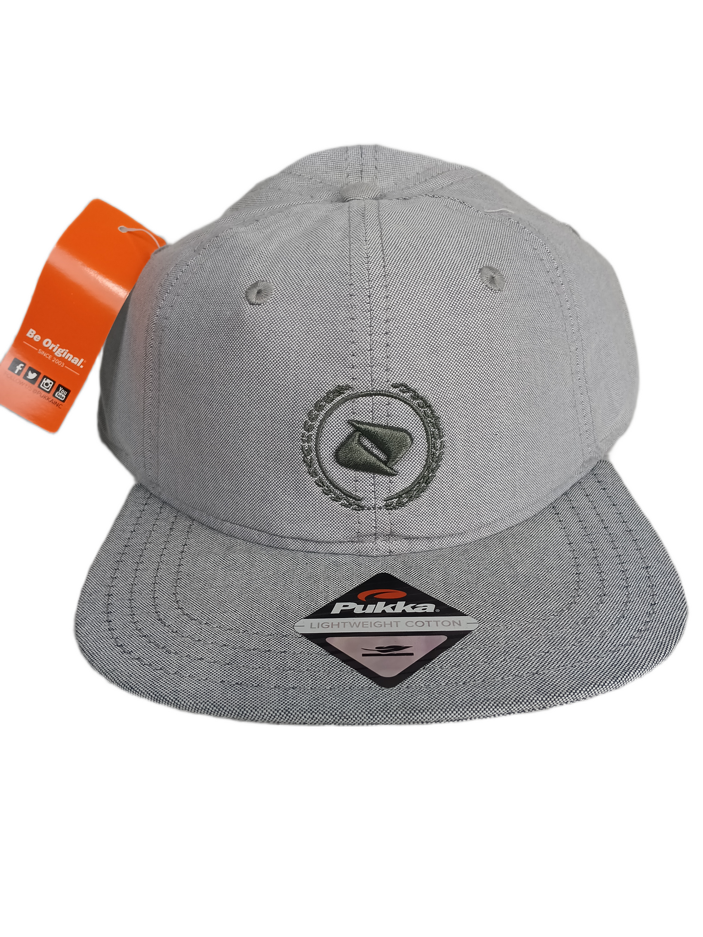 Boost Mobile Boost Mobile Logo Silver Off White One Size Fits All Vintage Pukka Snapback Hat